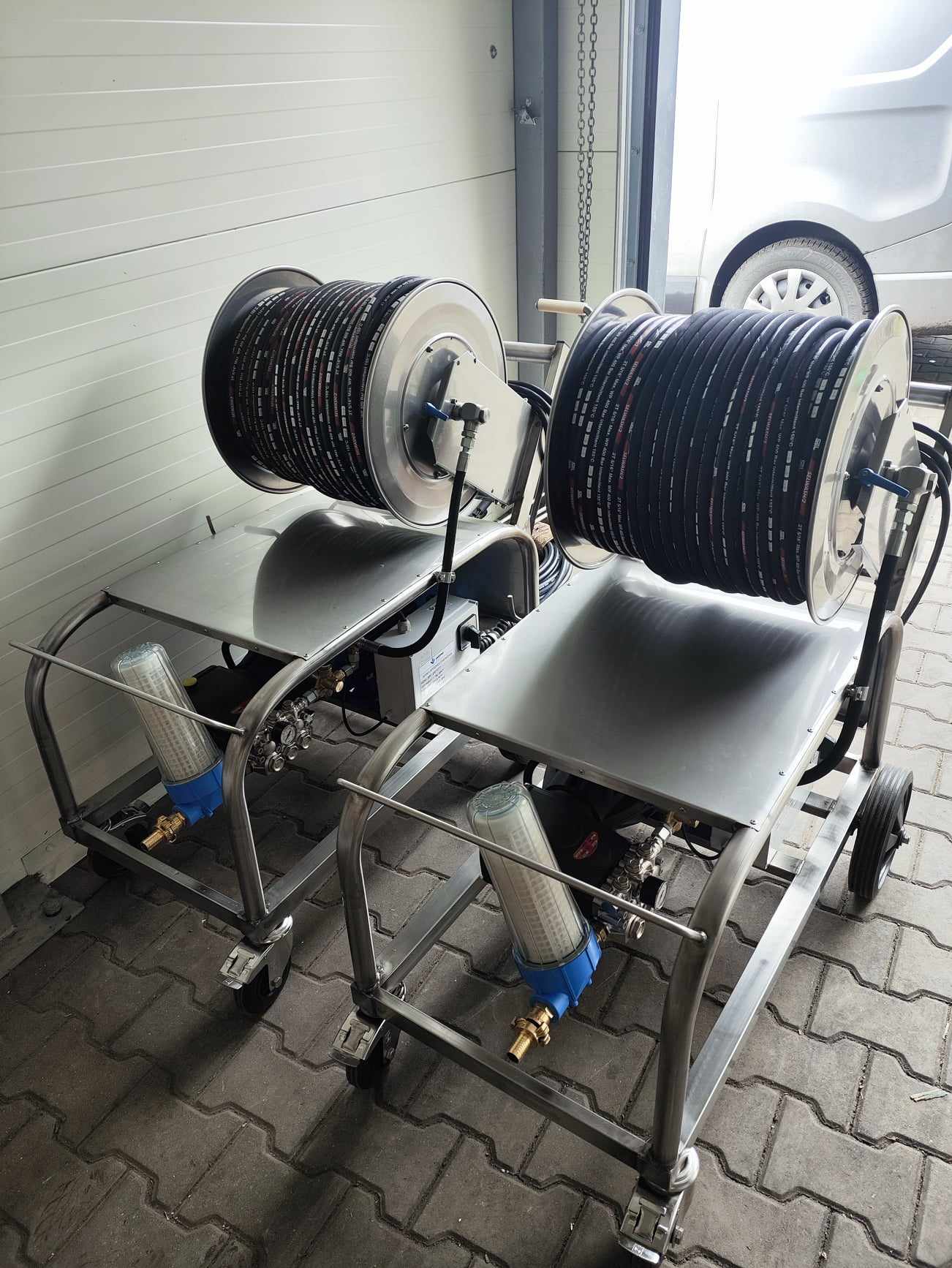 Myjka ciśnieniowa AM21-200 — 200 bar, stal nierdzewna